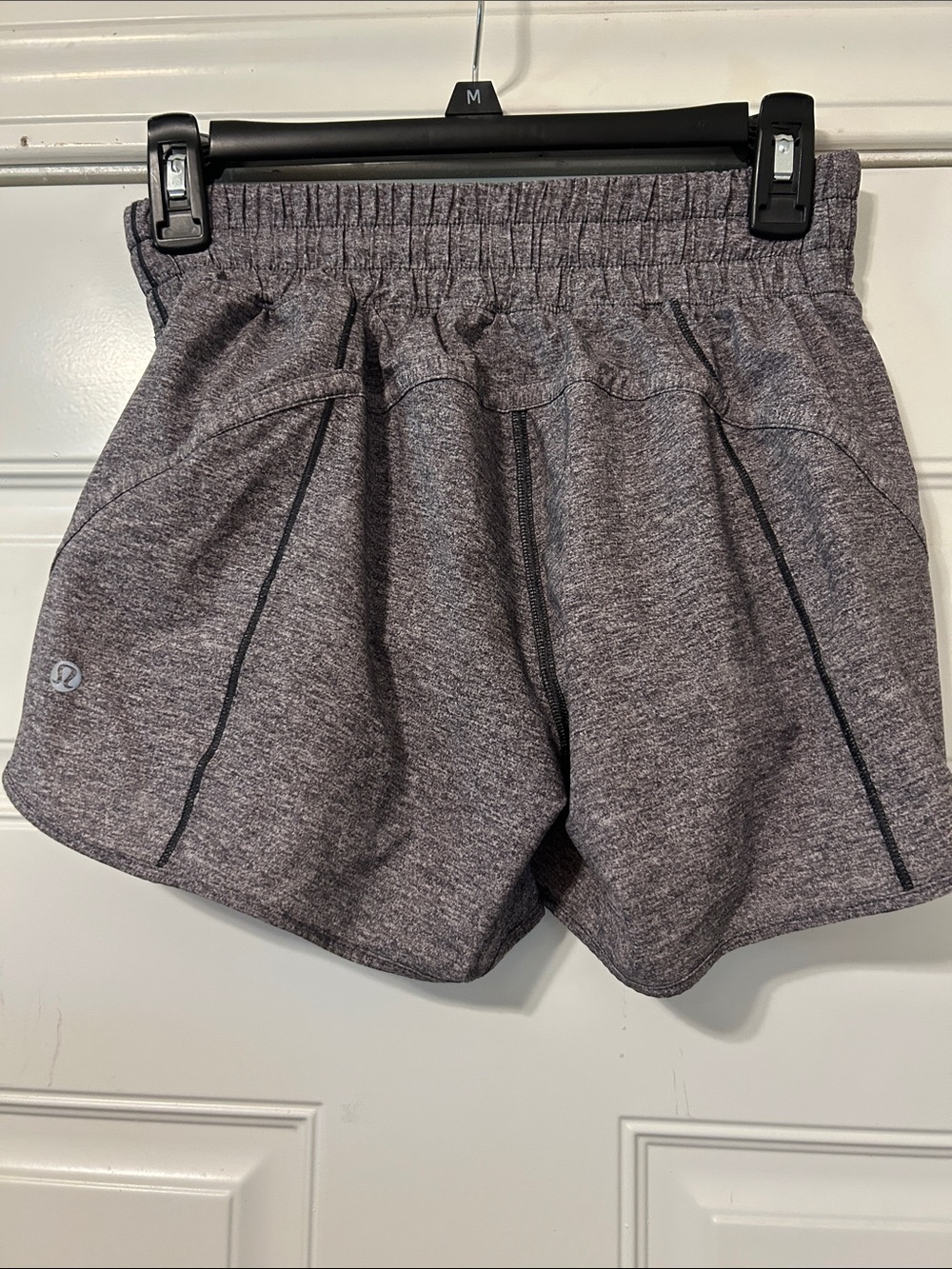 lululemon athletica Women's Marled Charcoal Athletic Shorts